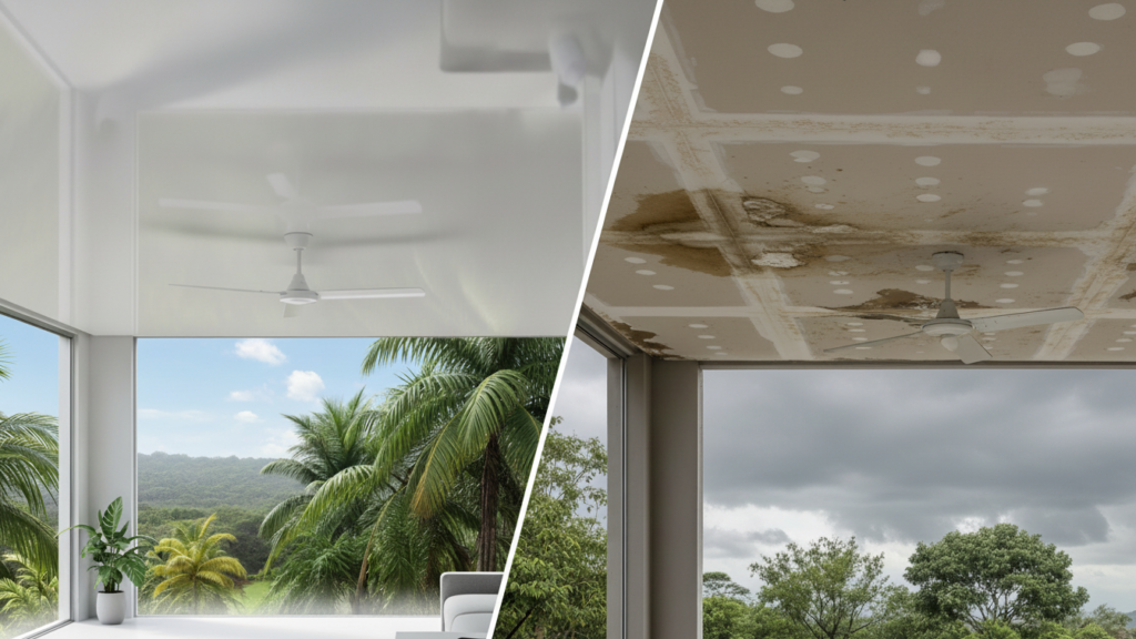 Forro de PVC ou Gesso? Qual a Melhor Escolha para o Clima de Manaus?